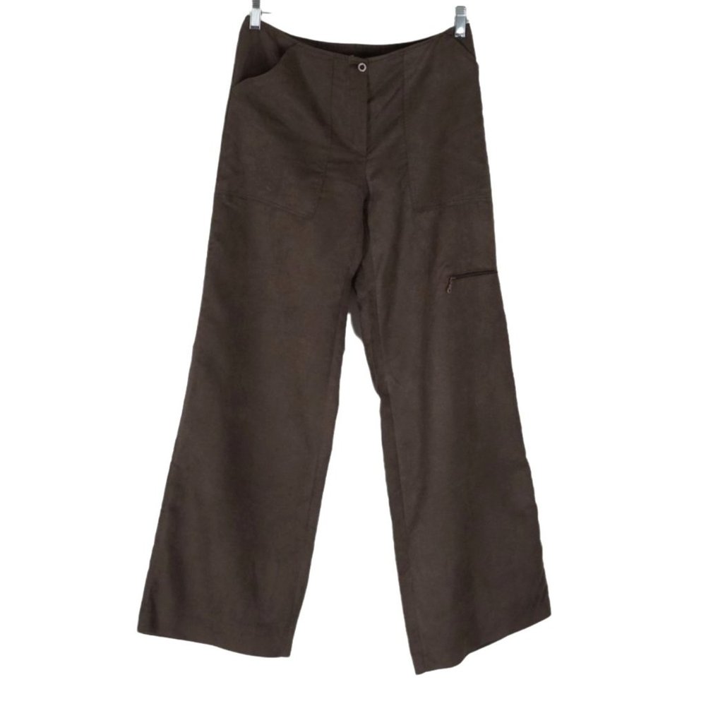 Motivi Pants Womens Size‎ 10 Super Soft Lightweight Cargo Pocket Wide Leg